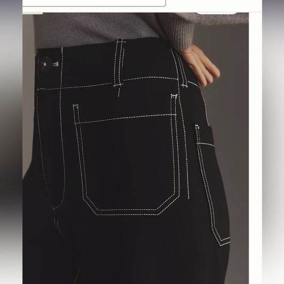 New - Mauve Black Wide-Leg Pants - Picture 3 of 5